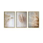 Wallity Cuadro Decorativo de Vidrio Templado Multicolor 30 x 40 cm (3 piezas)